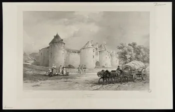 estampe Chateau de Peronne.  Picardie. 1976.41.25 Photo