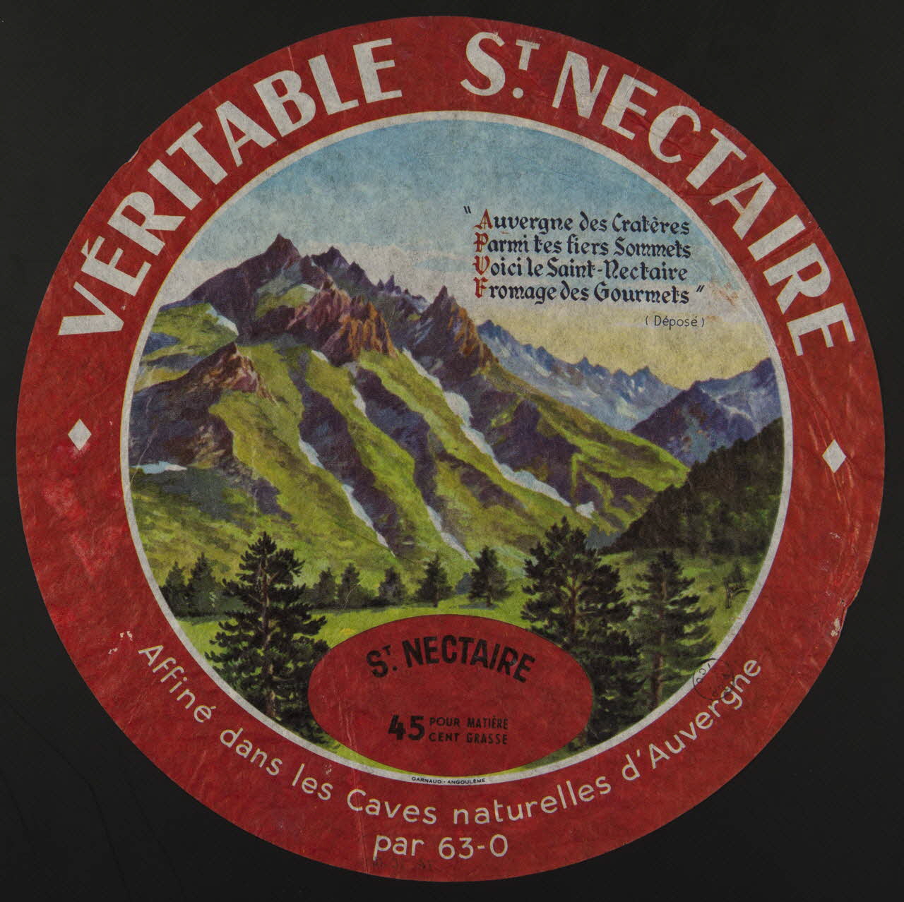 estampe VERITABLE SAINT NECTAIRE 1976.70.14 Photo