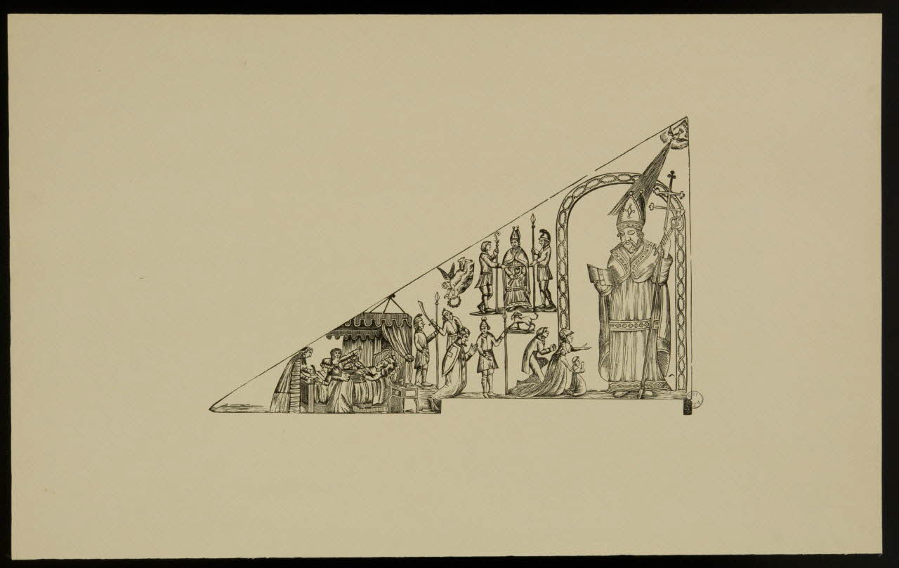 estampe Vie d'un saint 1976.71.1.8 Photo