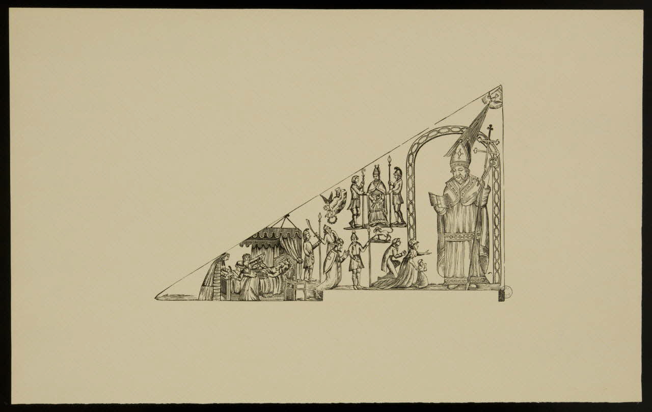 estampe Vie d'un saint 1976.71.1.9 Photo