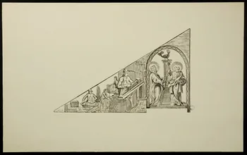 estampe Saint Pierre et Saint Paul, patrons des maçons 1976.71.11.3  Photo