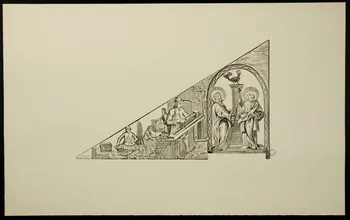 estampe Saint Pierre et Saint Paul, patrons des maçons 1976.71.11.4  Photo