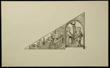 estampe Saint Pierre et Saint Paul, patrons des maçons 1976.71.11.5  Photo