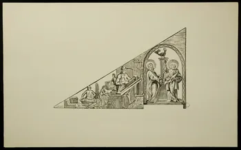 estampe Saint Pierre et Saint Paul, patrons des maçons 1976.71.11.7  Photo