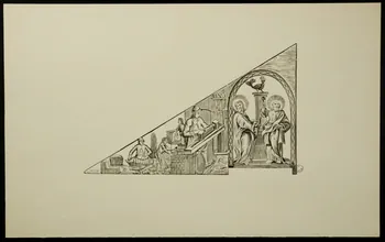 estampe Saint Pierre et Saint Paul, patrons des maçons 1976.71.11.9  Photo