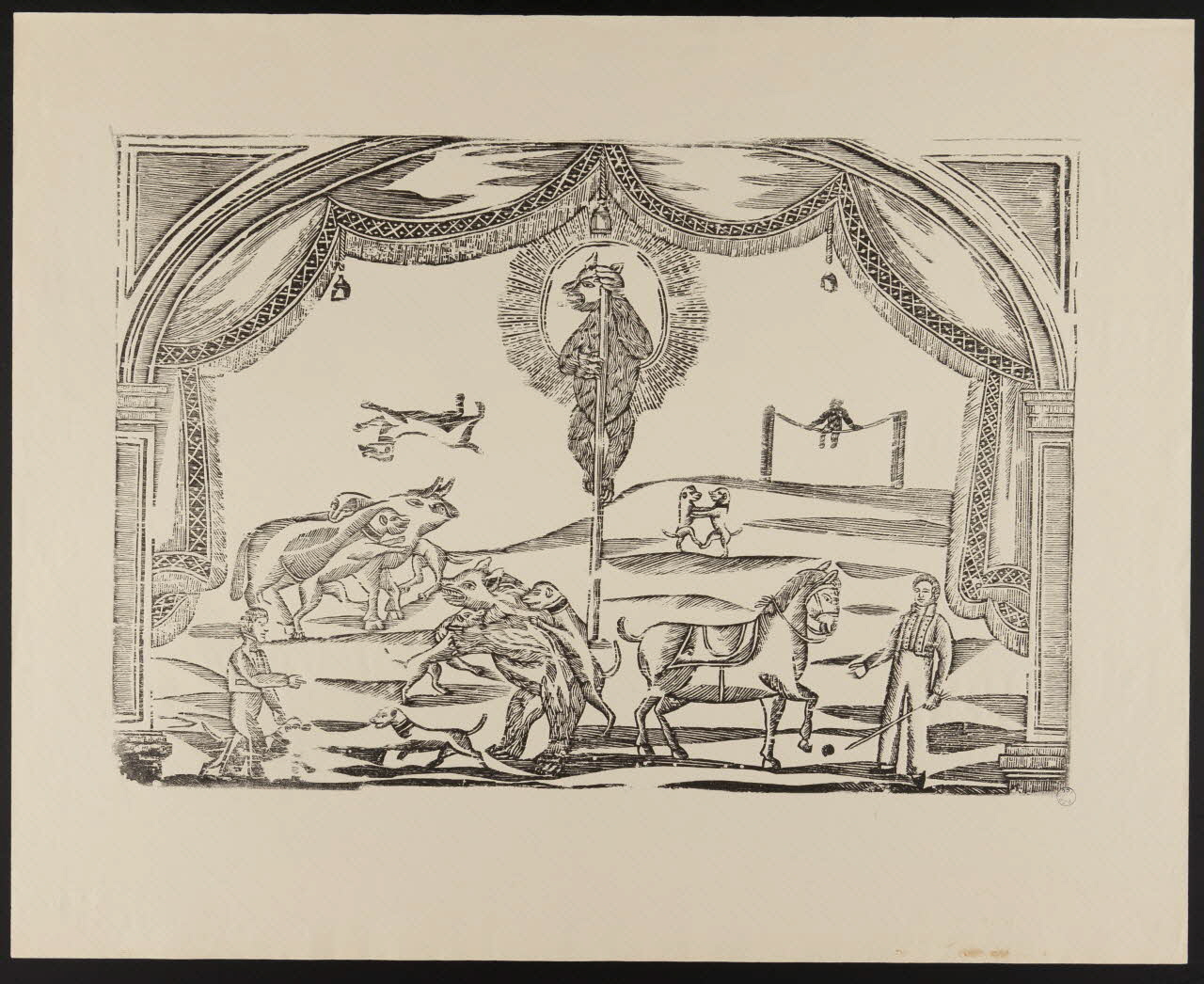 estampe Animaux sur scène 1976.71.18.2 Photo