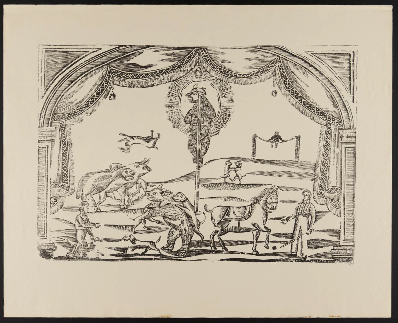 estampe Animaux sur scène 1976.71.19.2 Photo