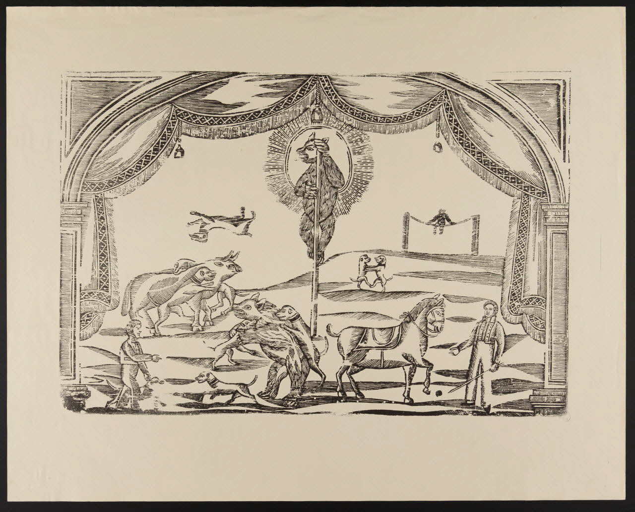 estampe Animaux sur scène 1976.71.20.2 Photo