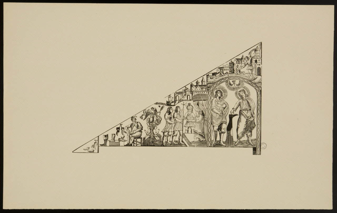 estampe Vie et mort de saint Crépin et saint Crépinien 1976.71.5.1 Photo