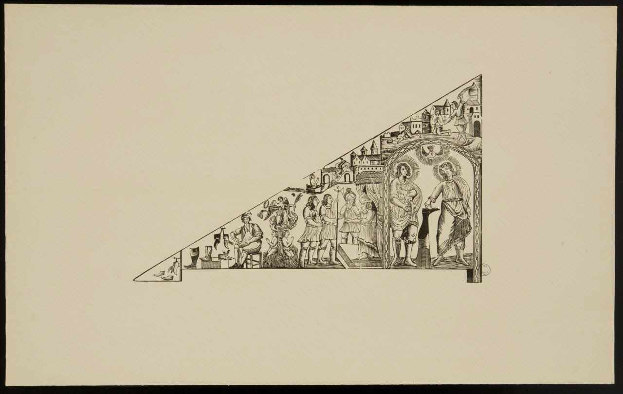 estampe Vie et mort de saint Crépin et saint Crépinien 1976.71.5.5 Photo