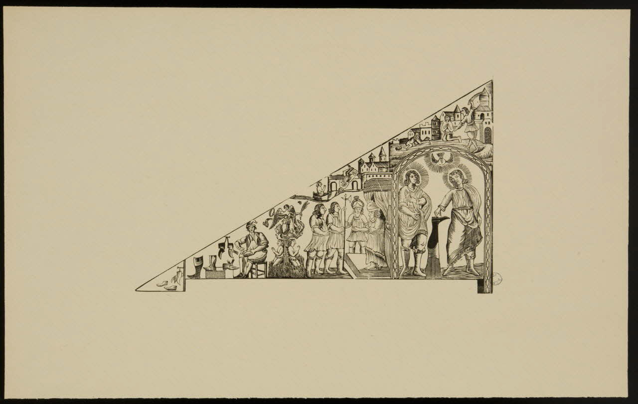 estampe Vie et mort de saint Crépin et saint Crépinien 1976.71.5.7 Photo