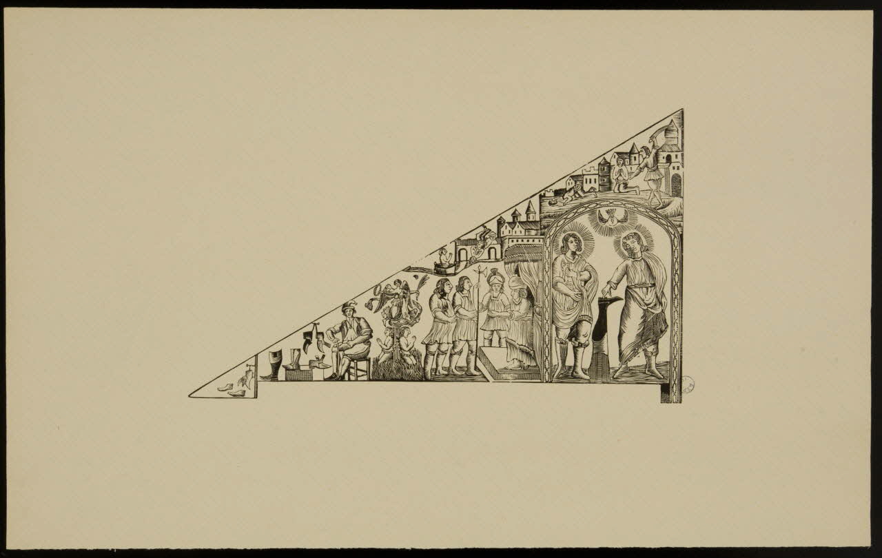 estampe Vie et mort de saint Crépin et saint Crépinien 1976.71.5.8 Photo