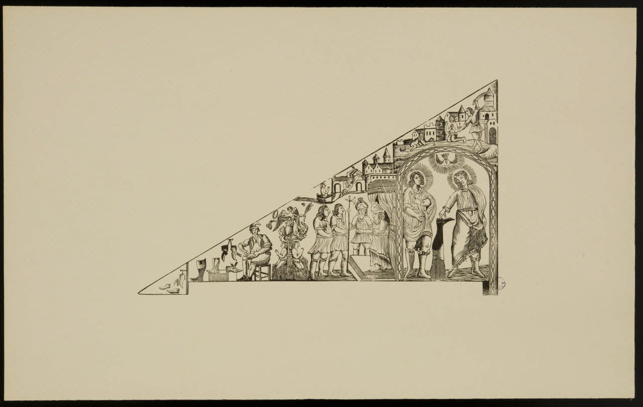 estampe Vie et mort de saint Crépin et saint Crépinien 1976.71.5.9 Photo
