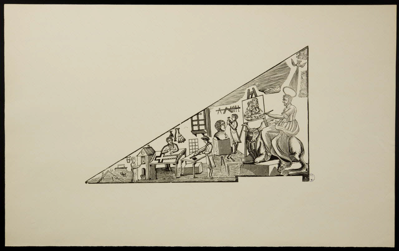 estampe Saint Luc 1976.71.7.2 Photo