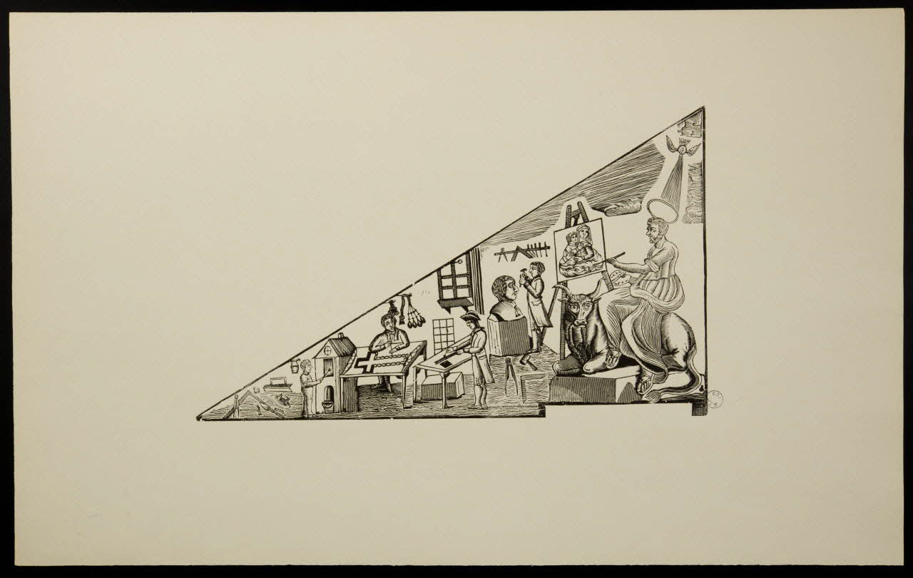 estampe Saint Luc 1976.71.7.3 Photo