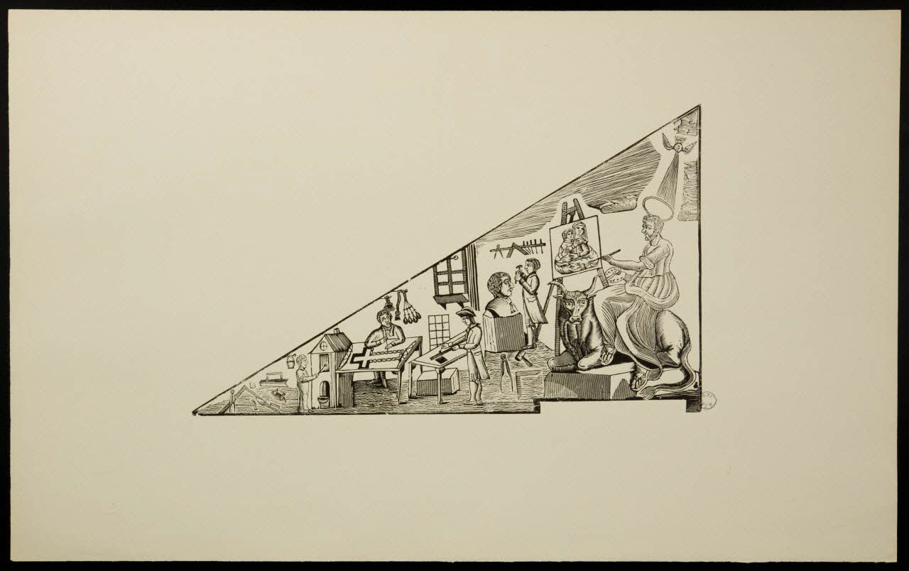 estampe Saint Luc 1976.71.7.7 Photo