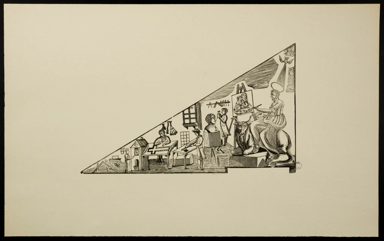 estampe Saint Luc 1976.71.7.8 Photo