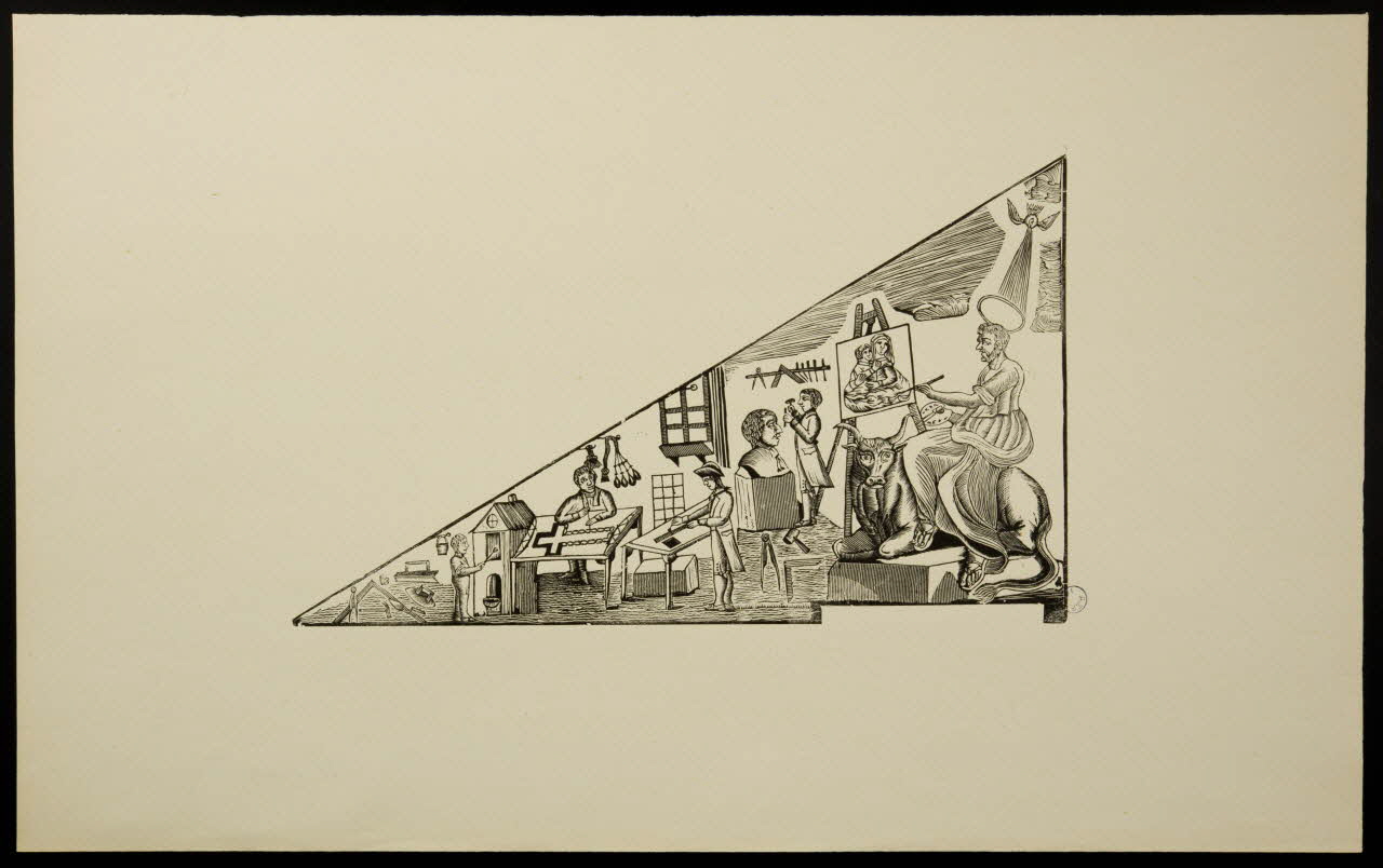 estampe Saint Luc 1976.71.7.9 Photo