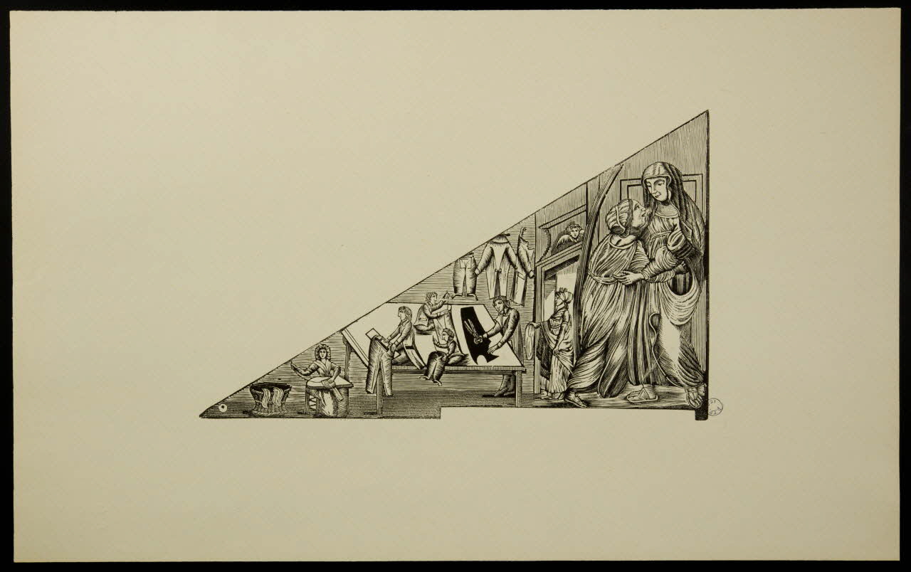 estampe Sainte Elisabeth, patronne des tailleurs et couturiers 1976.71.9.4 Photo