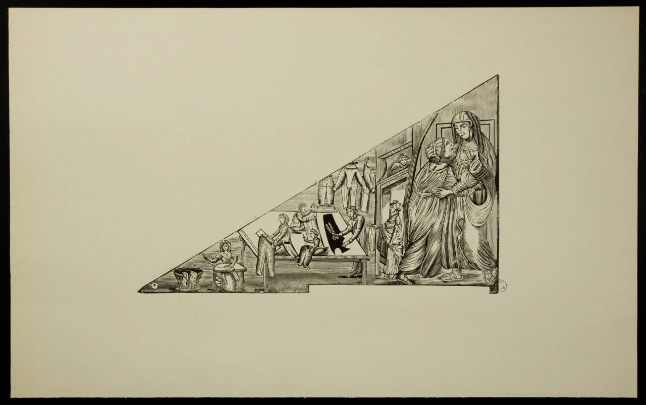 estampe Sainte Elisabeth, patronne des tailleurs et couturiers 1976.71.9.5 Photo