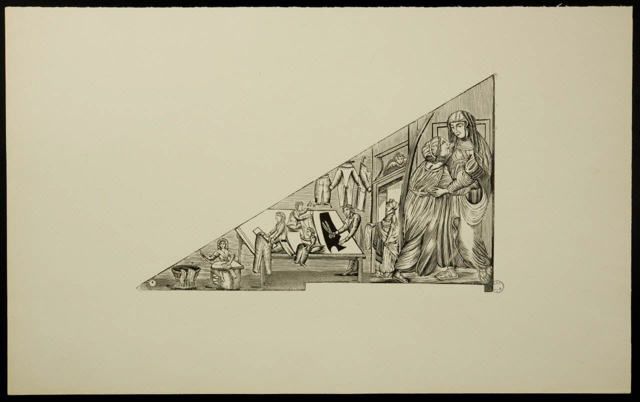 estampe Sainte Elisabeth, patronne des tailleurs et couturiers 1976.71.9.6 Photo