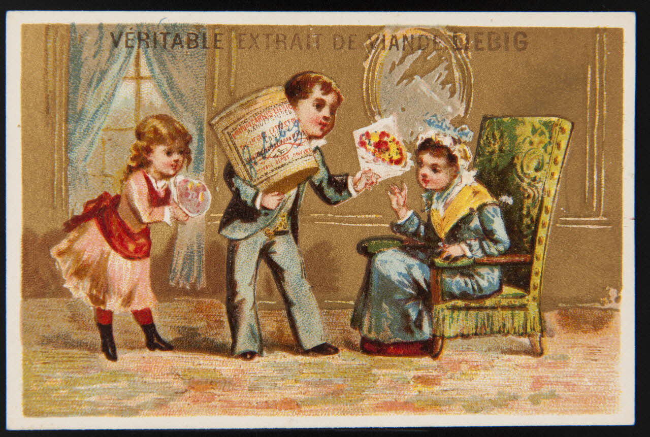 Testu & Massin carte réclame chromo Paris 1878-1883 1974.50.736 Photo