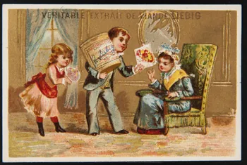 Testu & Massin carte réclame chromo Paris 1878-1883 1974.50.736 Photo