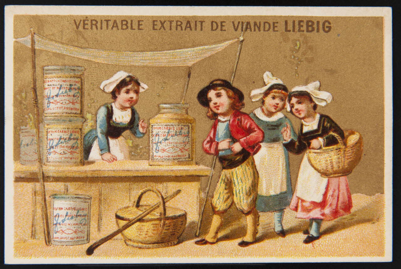 Testu & Massin carte réclame chromo Paris 1878-1883 1974.50.746  Photo