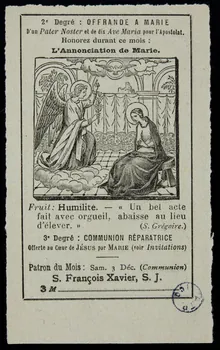 estampe L'Annonciation de Marie. 1977.20.479 Photo