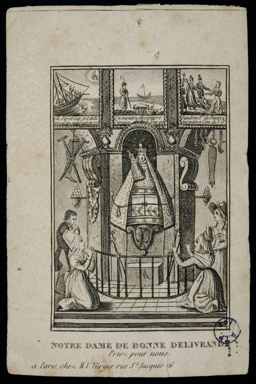 estampe NOTRE DAME DE BONNE DELIVRANDE 1977.20.485 Photo