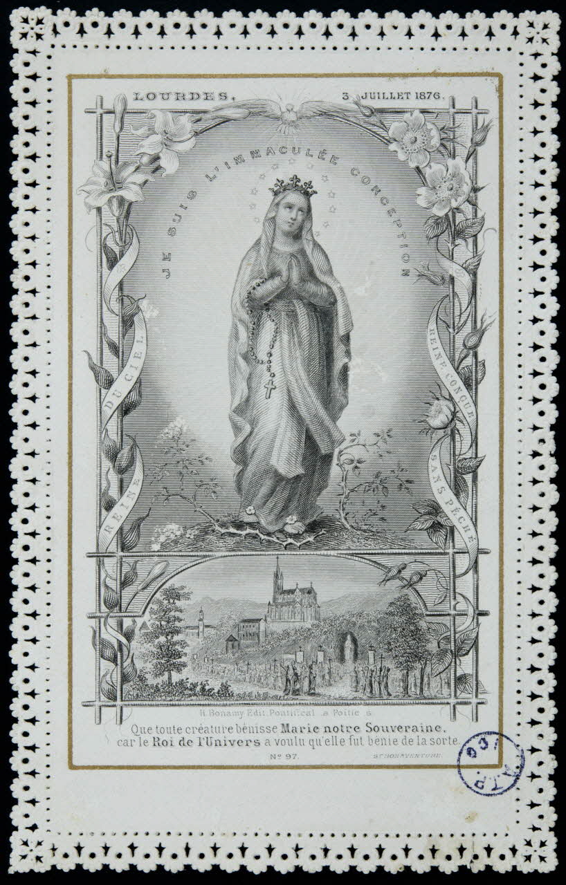 estampe JE SUIS L'IMMACULEE CONCEPTION 1977.20.487 Photo