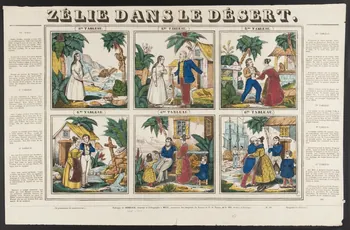 Adrien N. Dembour estampe ZELIE DANS LE DESERT. Metz 1835-1840 1977.23.23 Photo