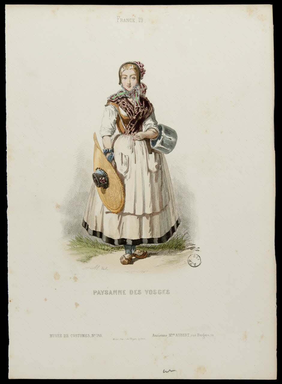 estampe PAYSANNE DES VOSGES 1977.23.31 Photo