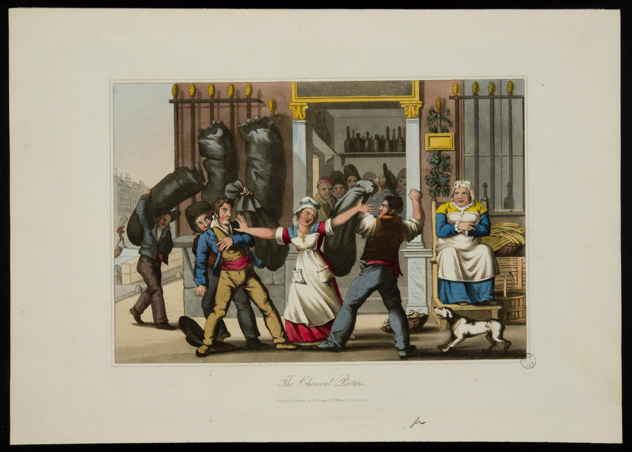 estampe The Charcoal Porters. 1977.4.25 Photo