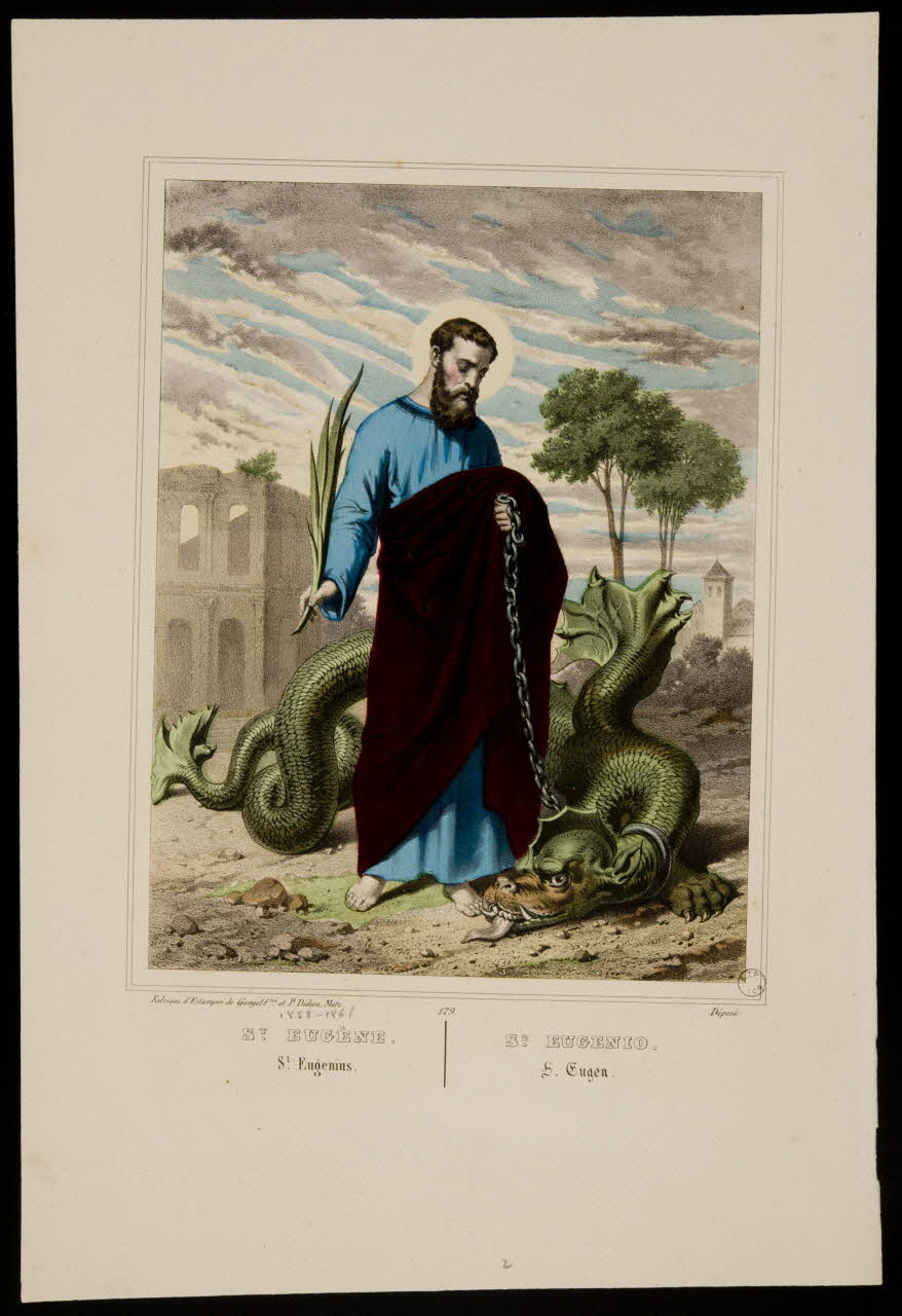 estampe ST. EUGENE. 1977.4.29 Photo