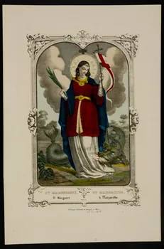 Charles Nicolas Gangel estampe STE. MARGUERITE. Metz 1852-1858 1977.4.30 Photo