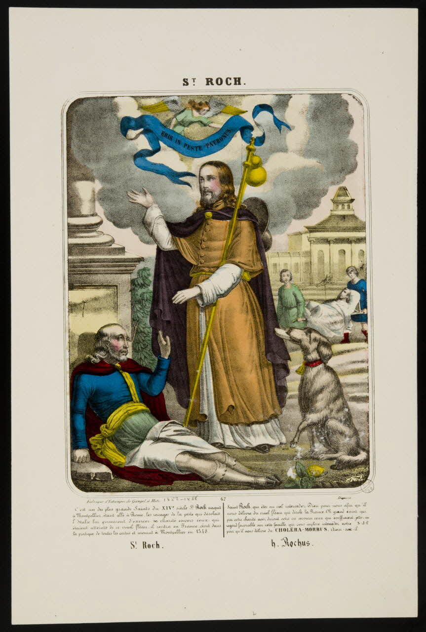 Charles Nicolas Gangel estampe ST. ROCH. Metz 1852-1858 1977.4.32 Photo