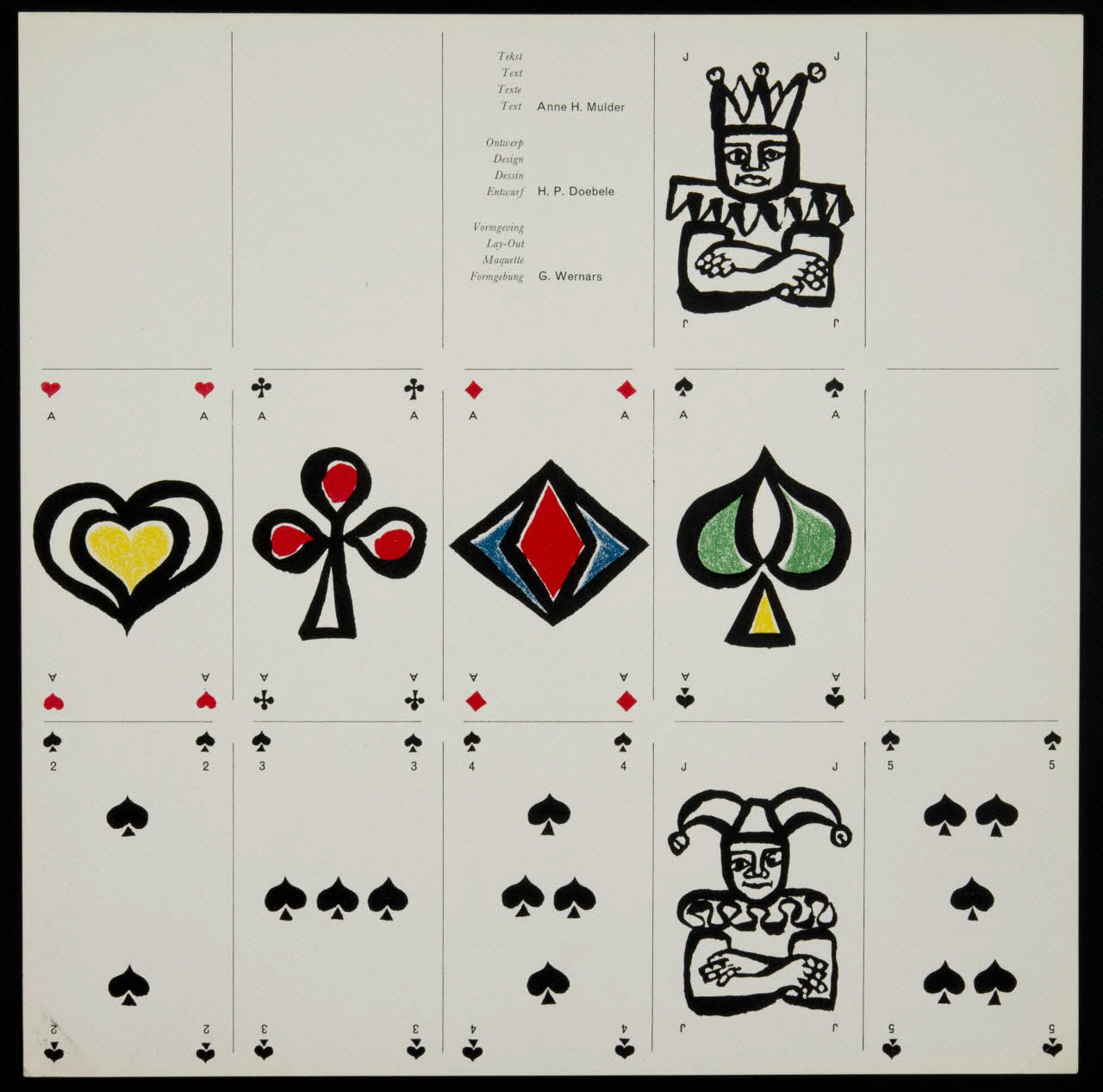 estampe Jeu de cartes 1977.40.1 Photo