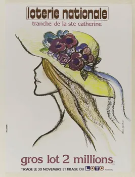 estampe loterie nationale  tranche de la ste catherine 1977.40.110 Photo