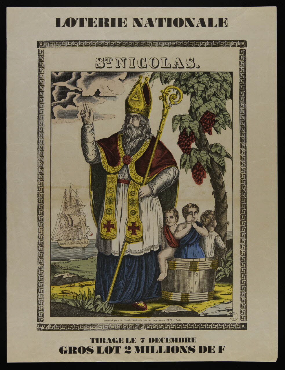 estampe ST. NICOLAS. 1977.40.112 Photo