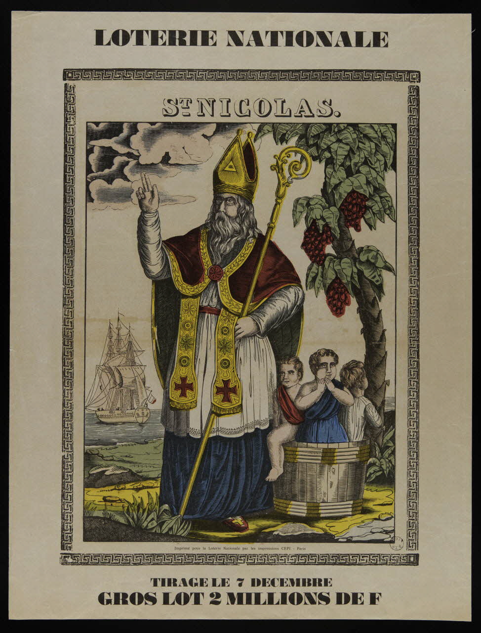 estampe ST. NICOLAS. 1977.40.113 Photo