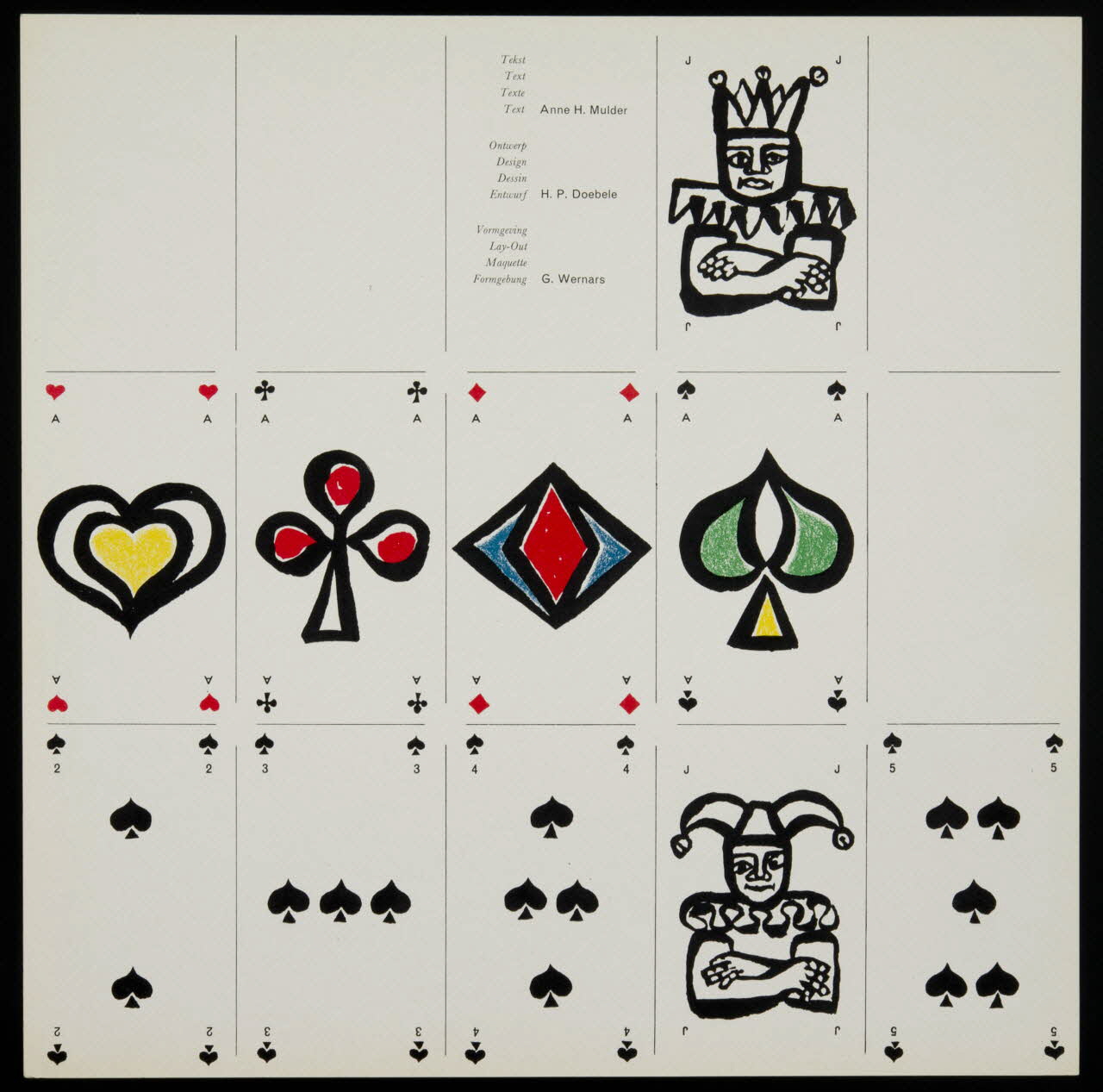 estampe Jeu de cartes 1977.40.2 Photo