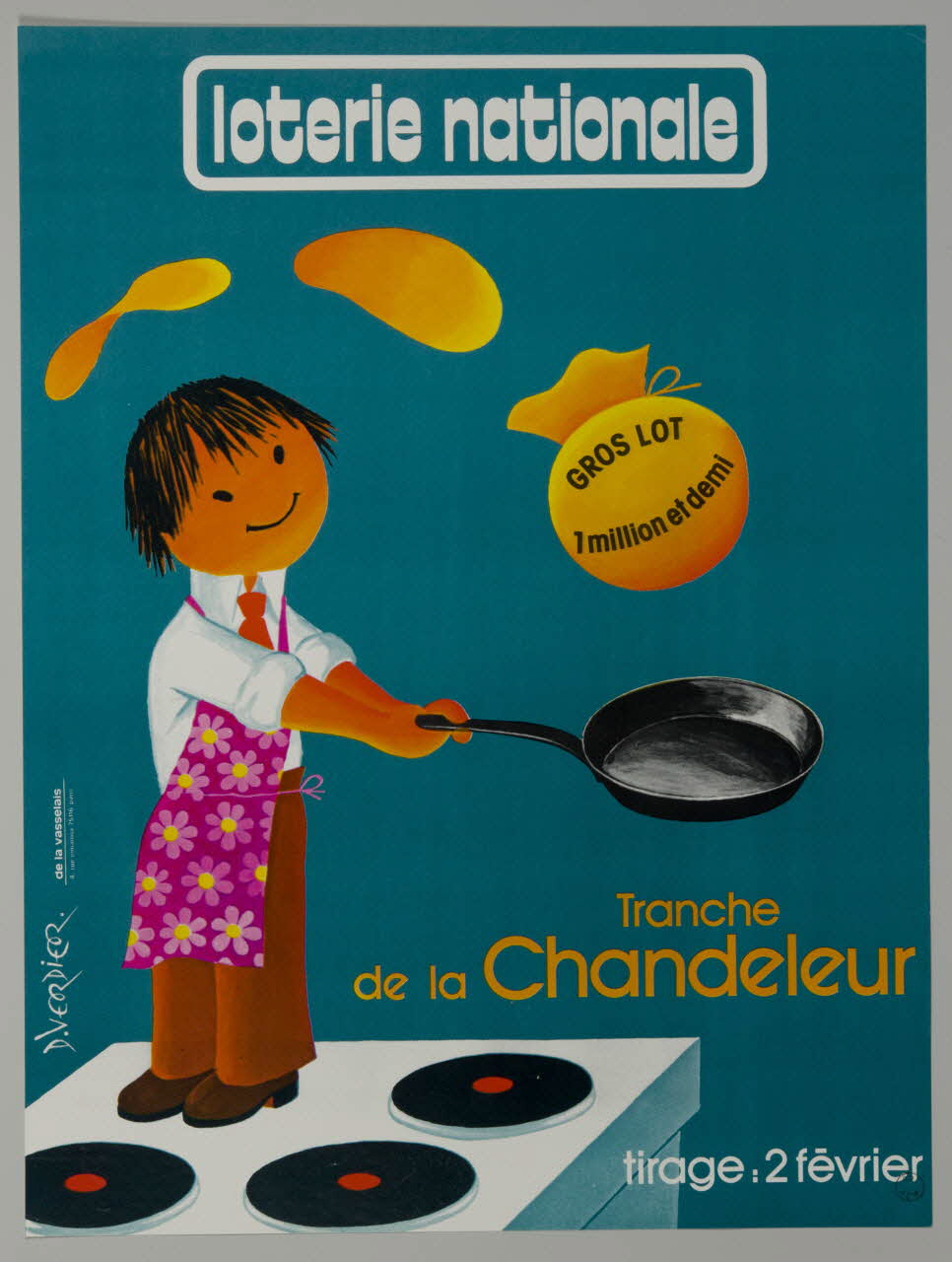 estampe loterie nationale  Tranche  de la Chandeleur 1977.40.28 Photo
