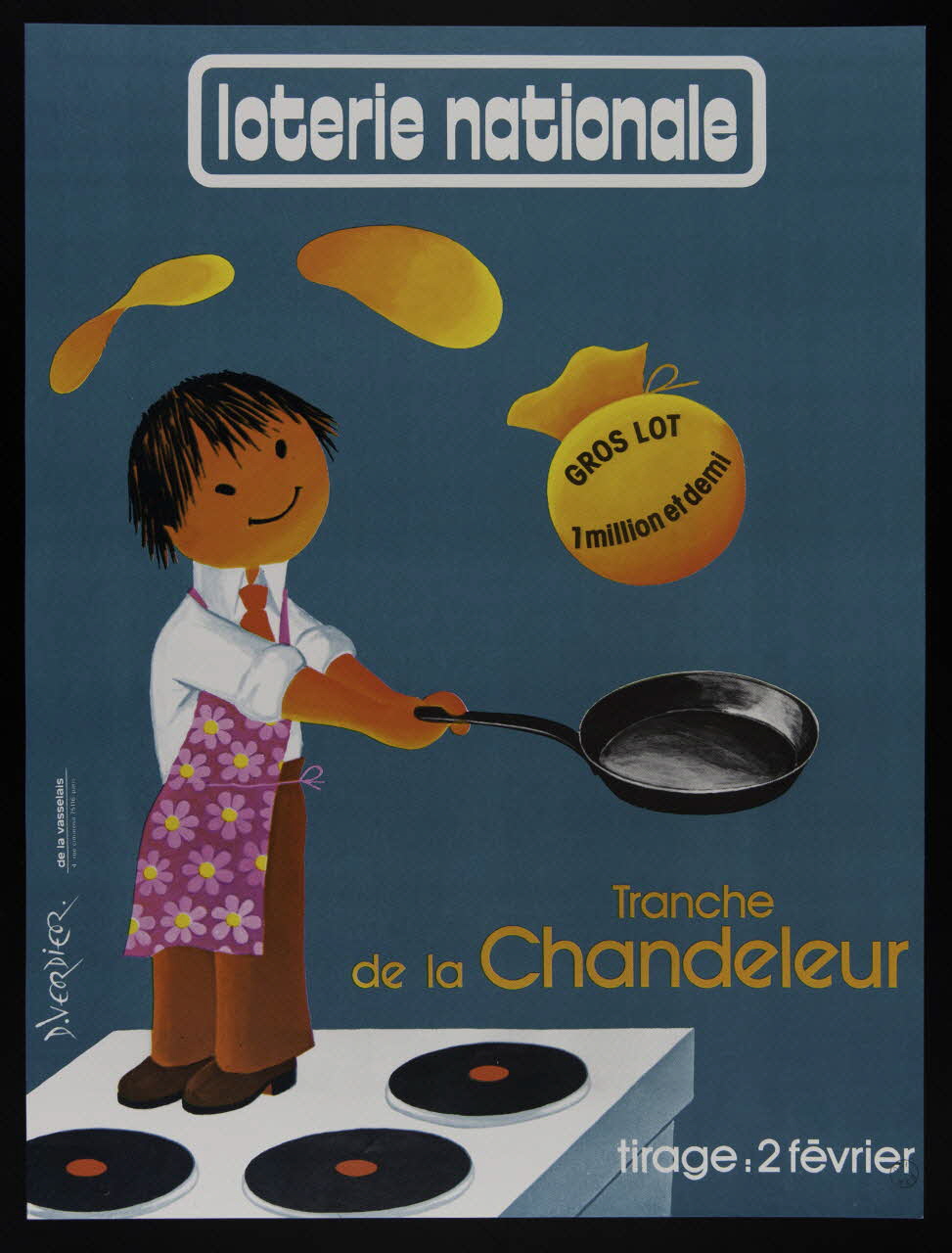 estampe loterie nationale  tranche  de la Chandeleur 1977.40.29 Photo