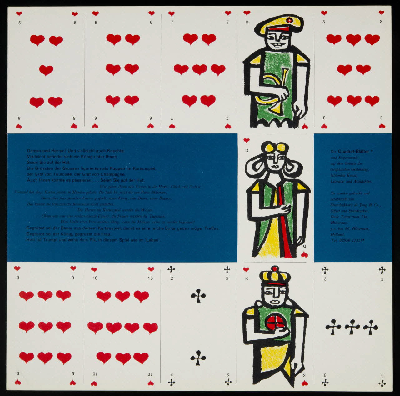 estampe Jeu de cartes 1977.40.7 Photo