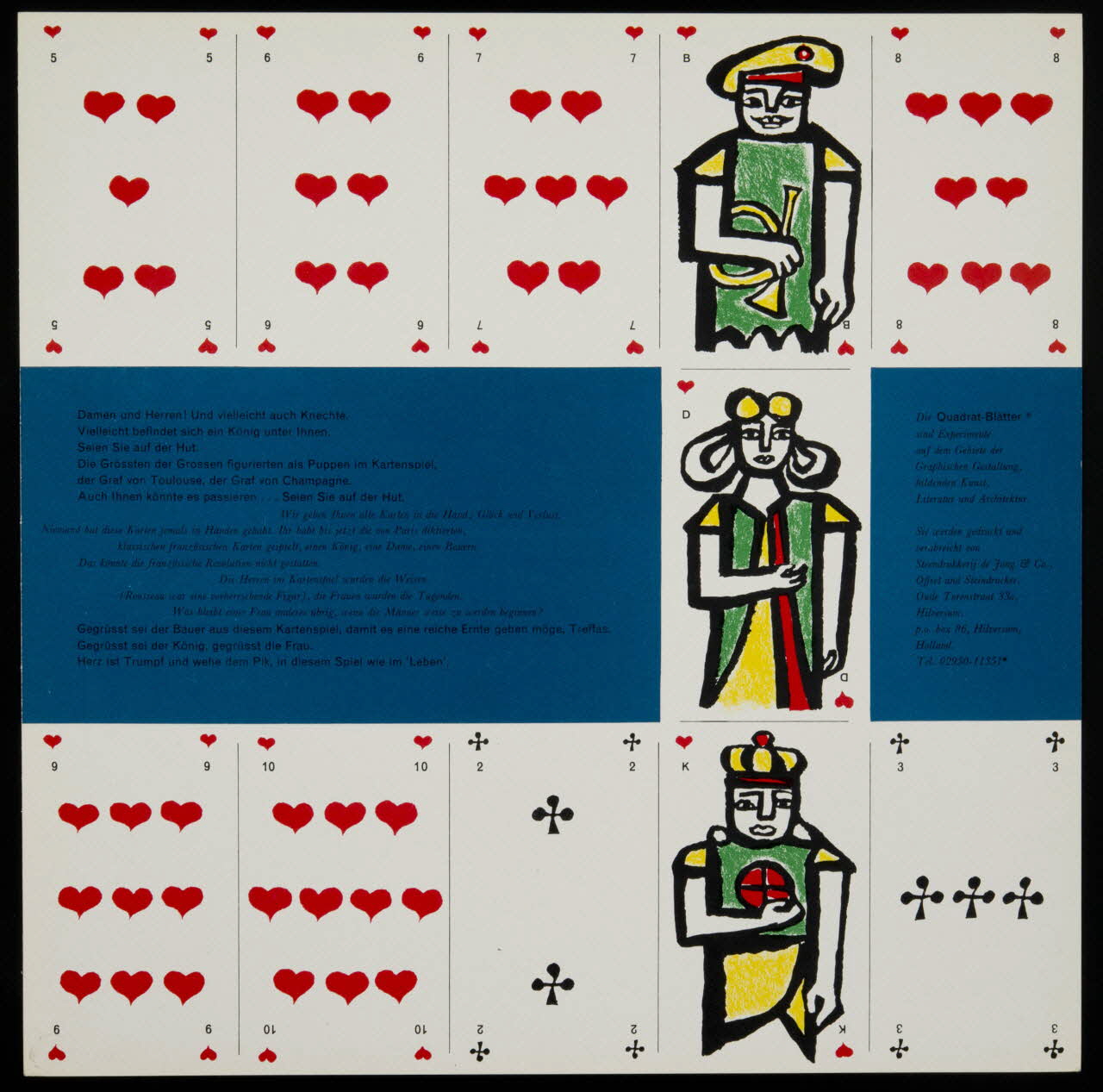 estampe Jeu de cartes 1977.40.8 Photo