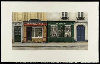 dessin Façades de boutiques 1977.47.1  Photo