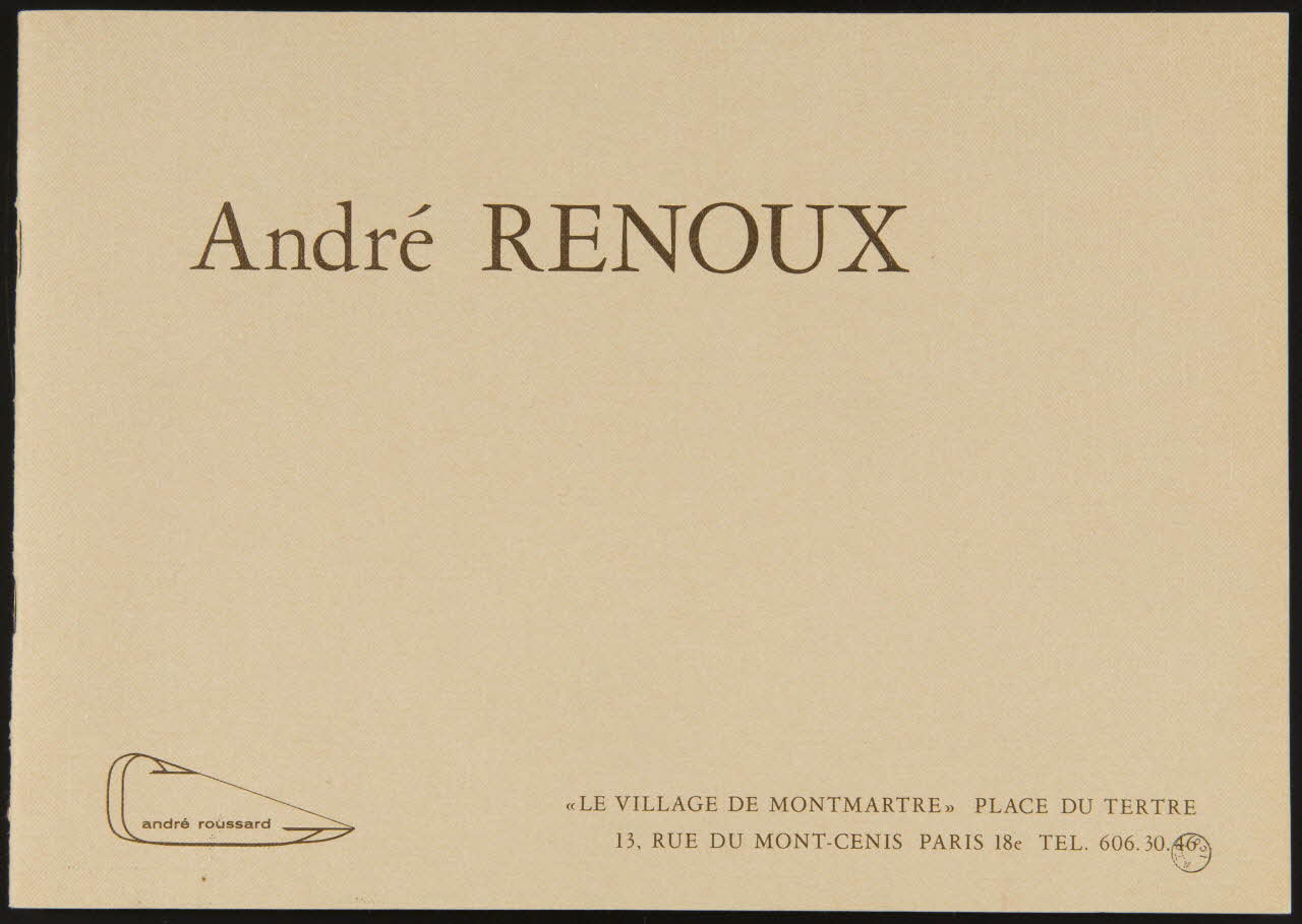 Album André RENOUX 1977.47.2.1/18 Photo