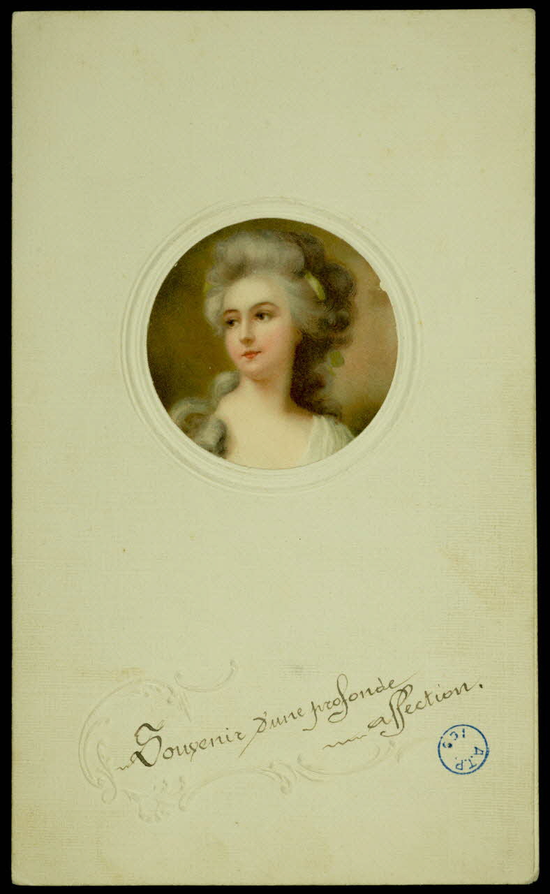 estampe Souvenir d'une profonde  affection 1977.59.2.1 Photo