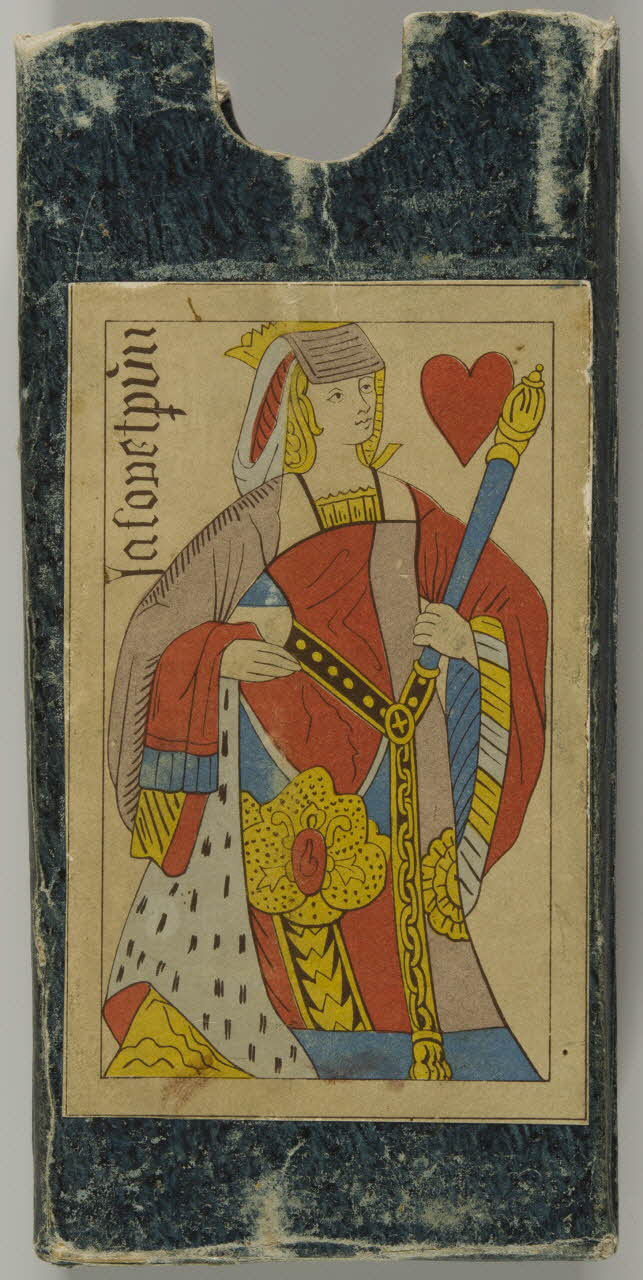 jeu de cartes Etui du grand jeu de tarots d'Edmond 1977.60.73.1 Photo